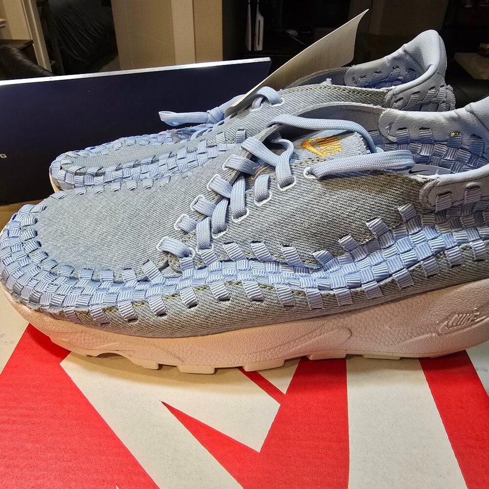 Nike Womens Air Footscape Woven Washed Denim FV6103-400 SIZE 10 NEW